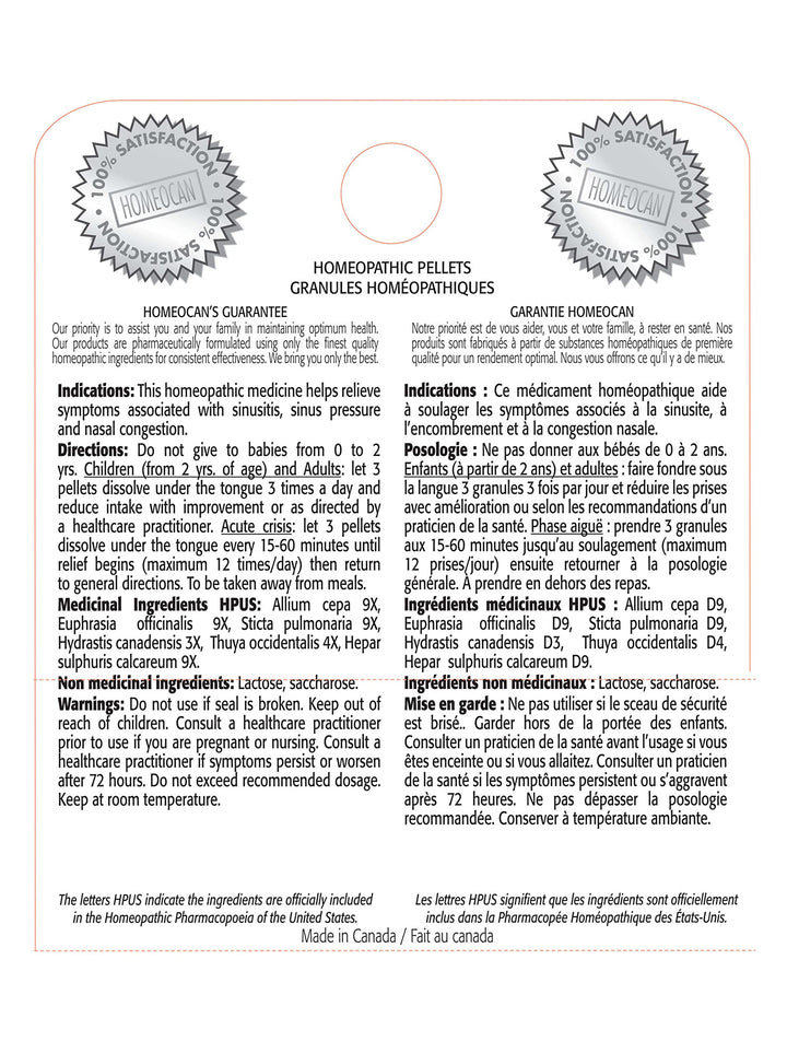 Homeocan - Sinus Pellets (4g 12)