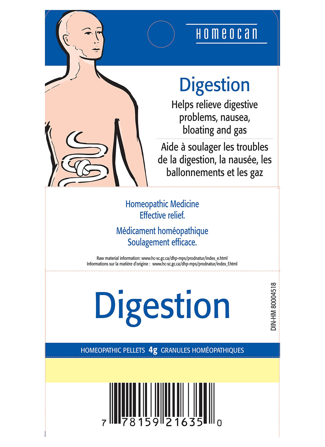 Homeocan - Digestion Pellets (4g 12)