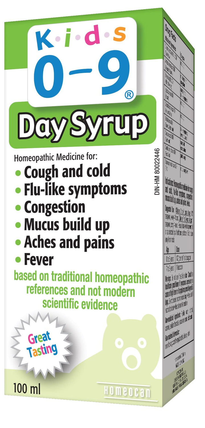 Homeocan - Kids 0-9 Cough & Cold Daytime (100ml 12)