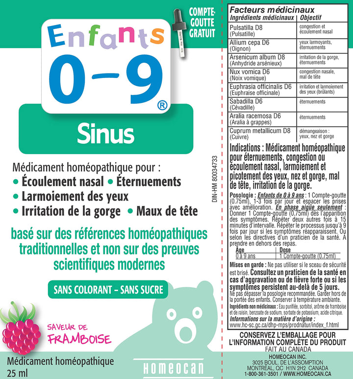 Homeocan - Kids 0-9 Sinus-All-In-One (25ml 12)