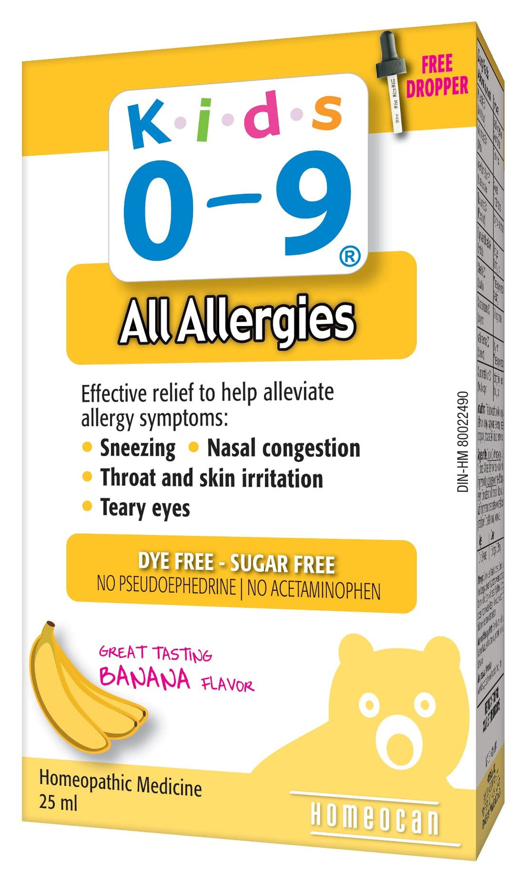 Homeocan - Kids 0-9 Allergy (25ml 12)