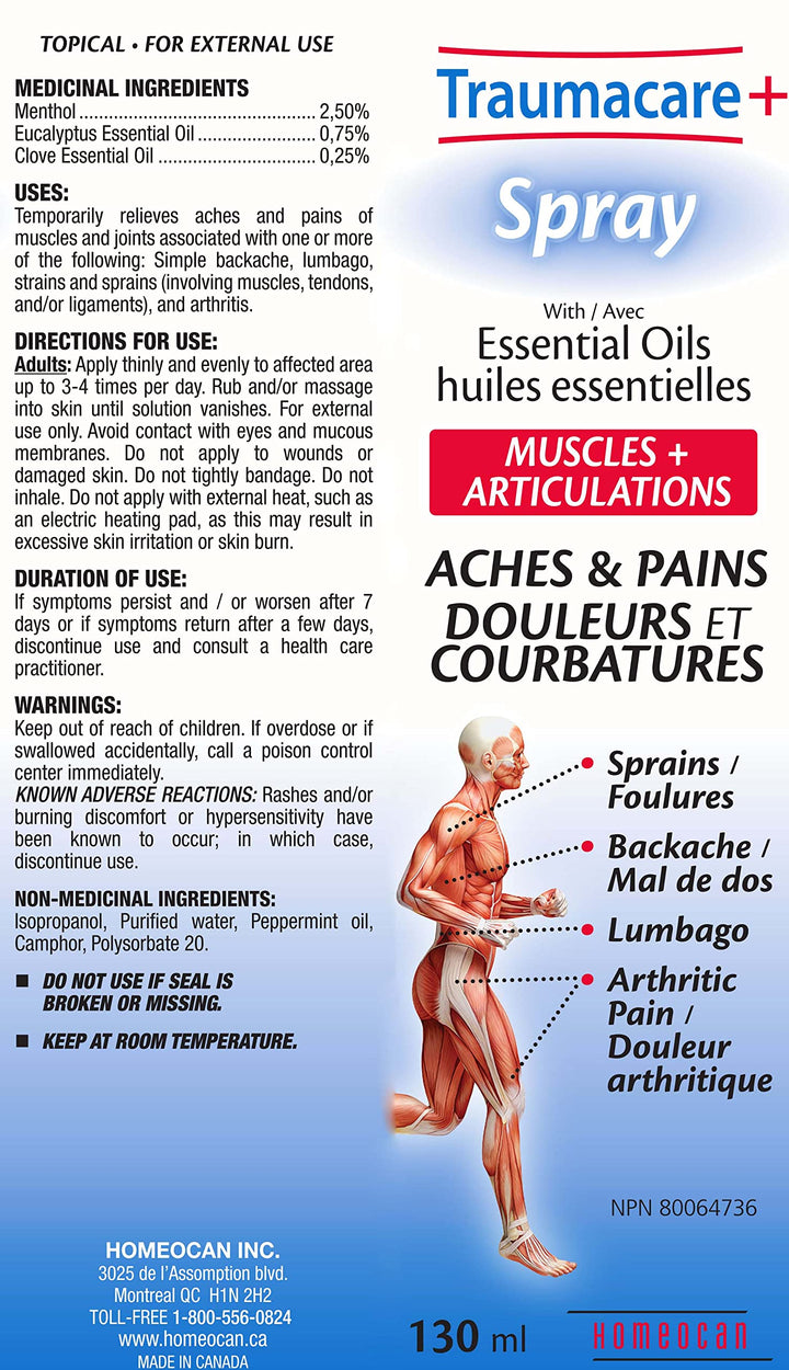 Homeocan - Traumacare Spray (130ml 12)