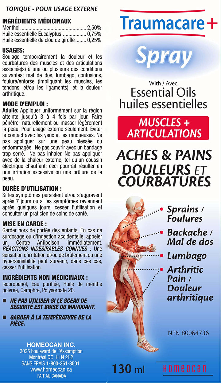 Homeocan - Traumacare Spray (130ml 12)