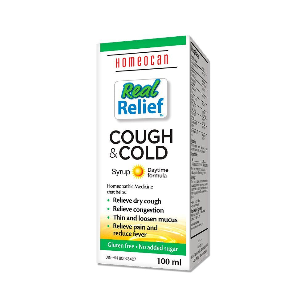 Homeocan - Real Relief Cough & Cold Daytime (100ml 12)