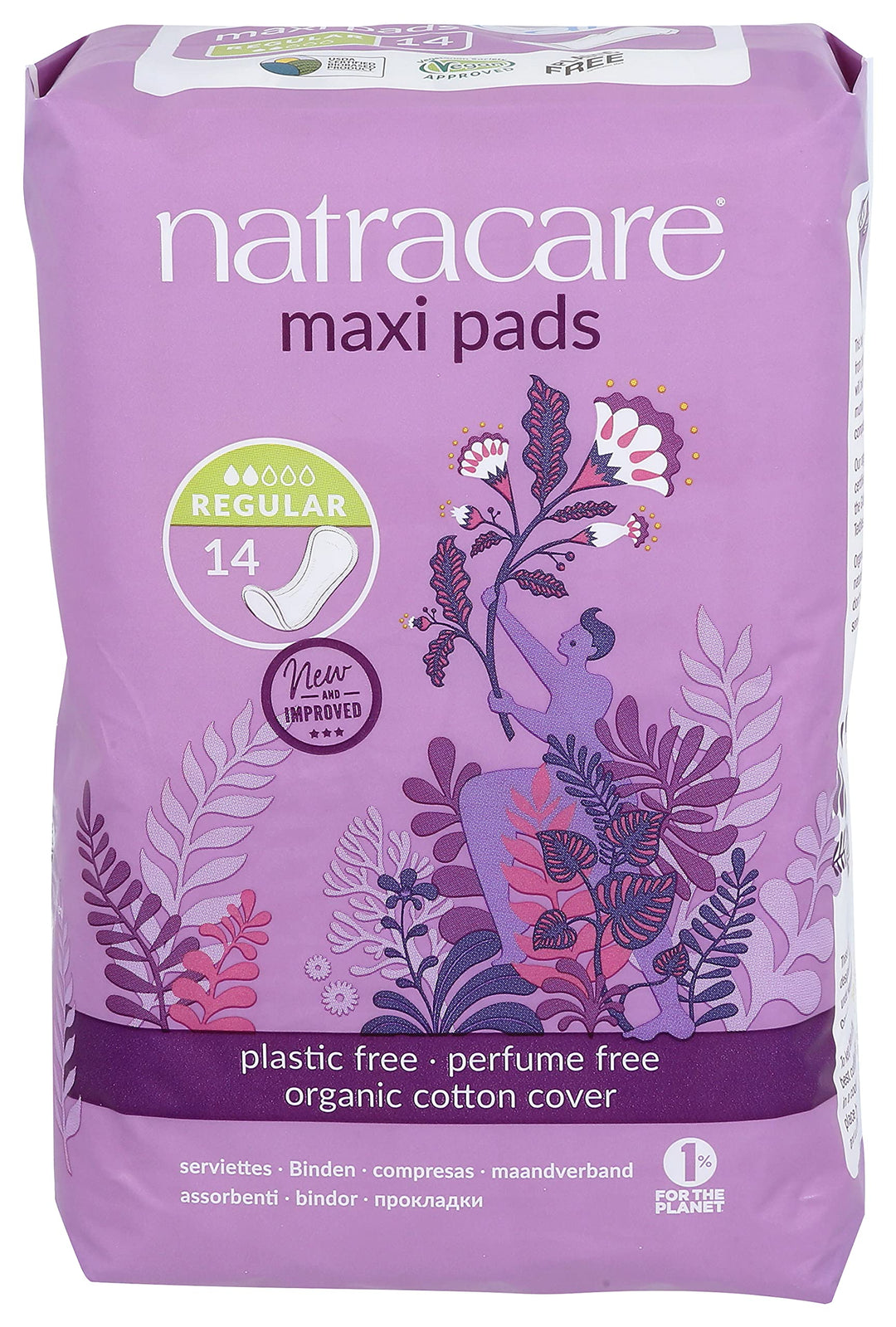 Natracare - Maxi Pad Regular (14ct 12)