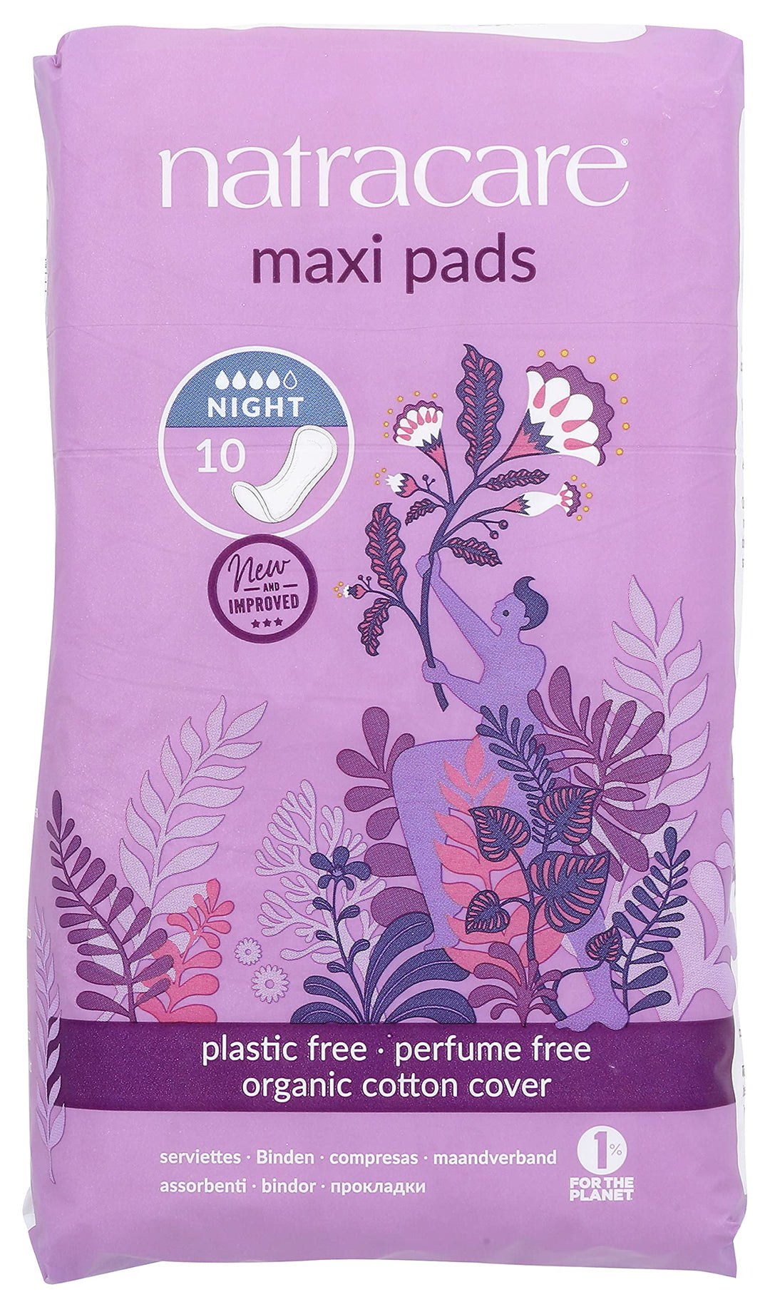 Natracare - Night-Time Pads (10ct 12)