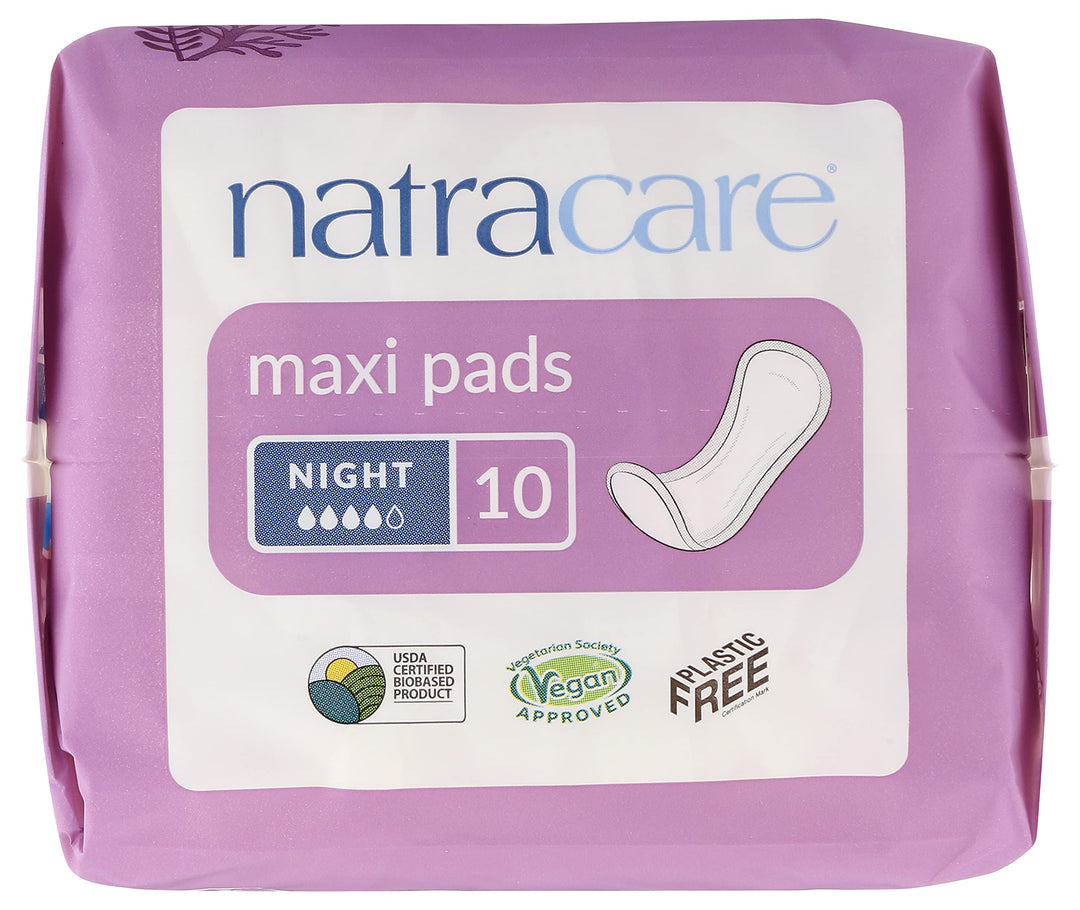 Natracare - Night-Time Pads (10ct 12)