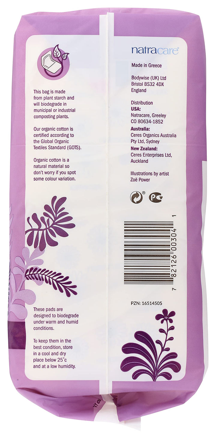 Natracare - Night-Time Pads (10ct 12)