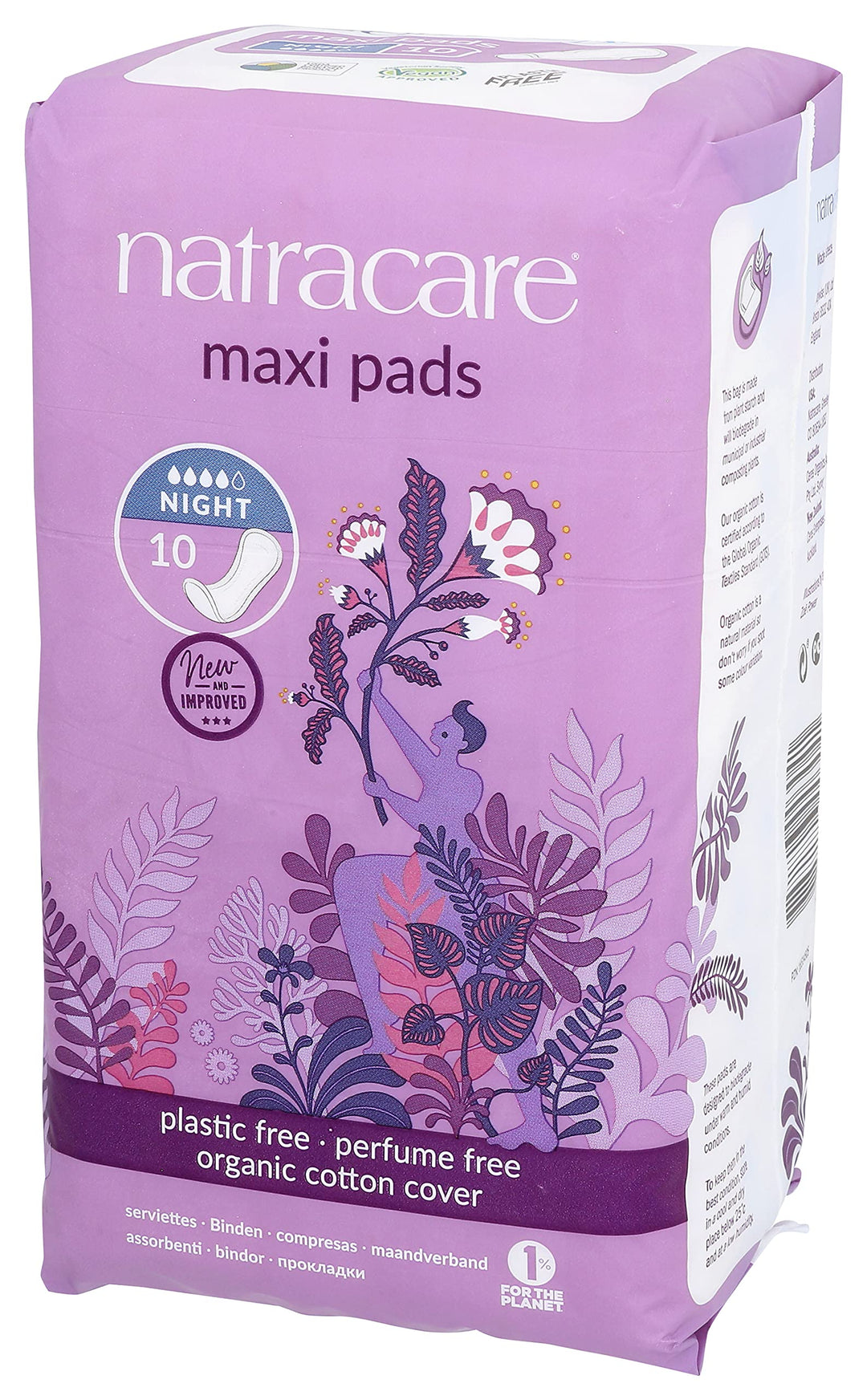 Natracare - Night-Time Pads (10ct 12)