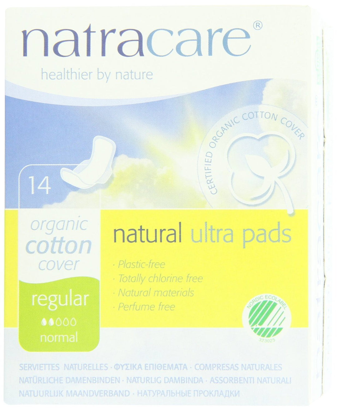 Natracare - Ultra Pads W/Wings Regular (14ct 12)