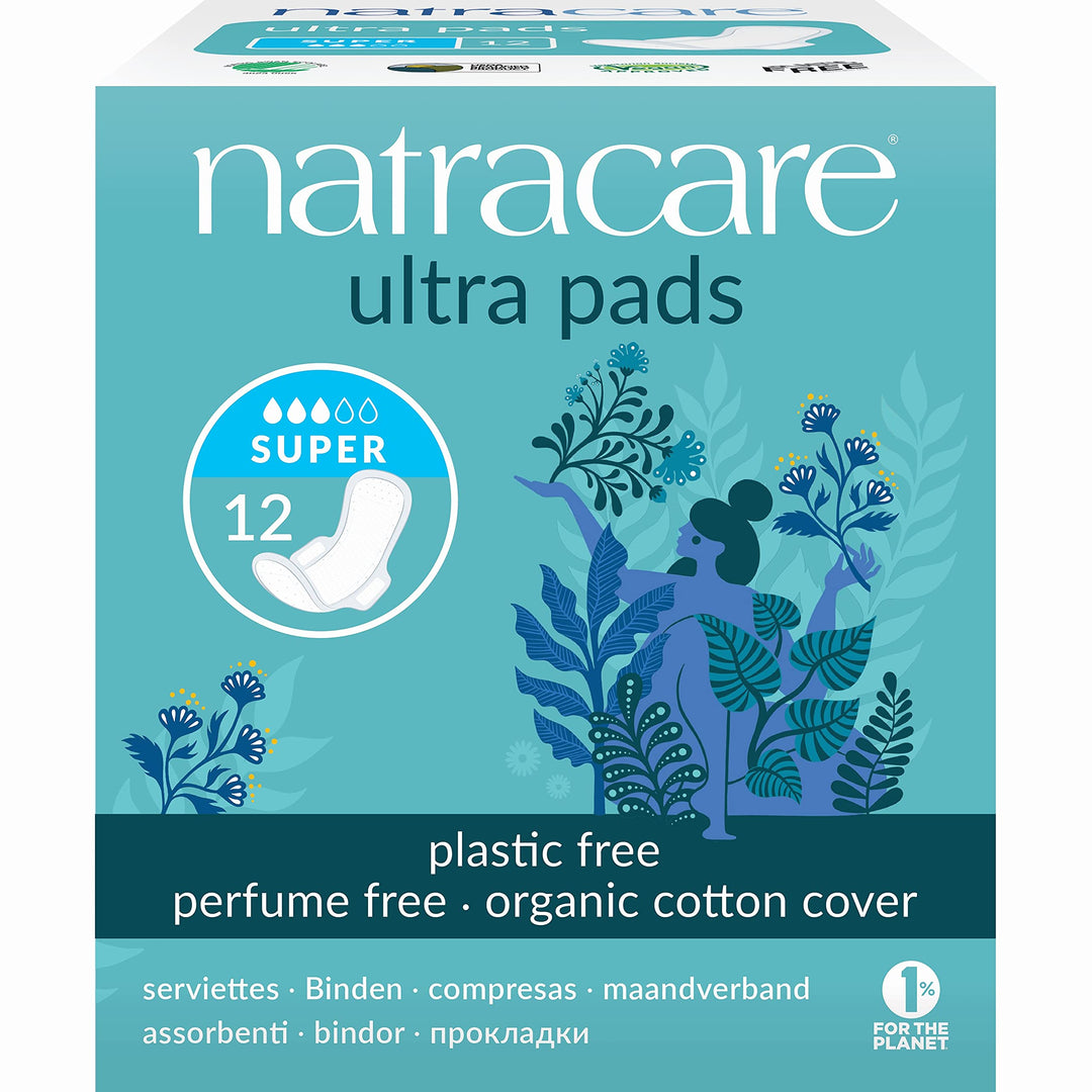 Natracare - Ultra Pads W/Wings Super (12ct 12)