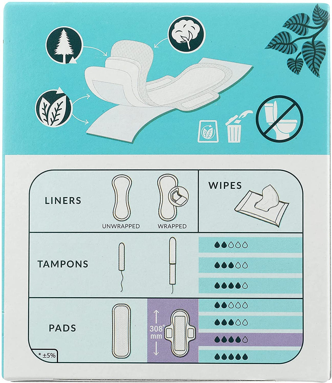 Natracare - Ultra Pads W/Wings Long (10ct 12)