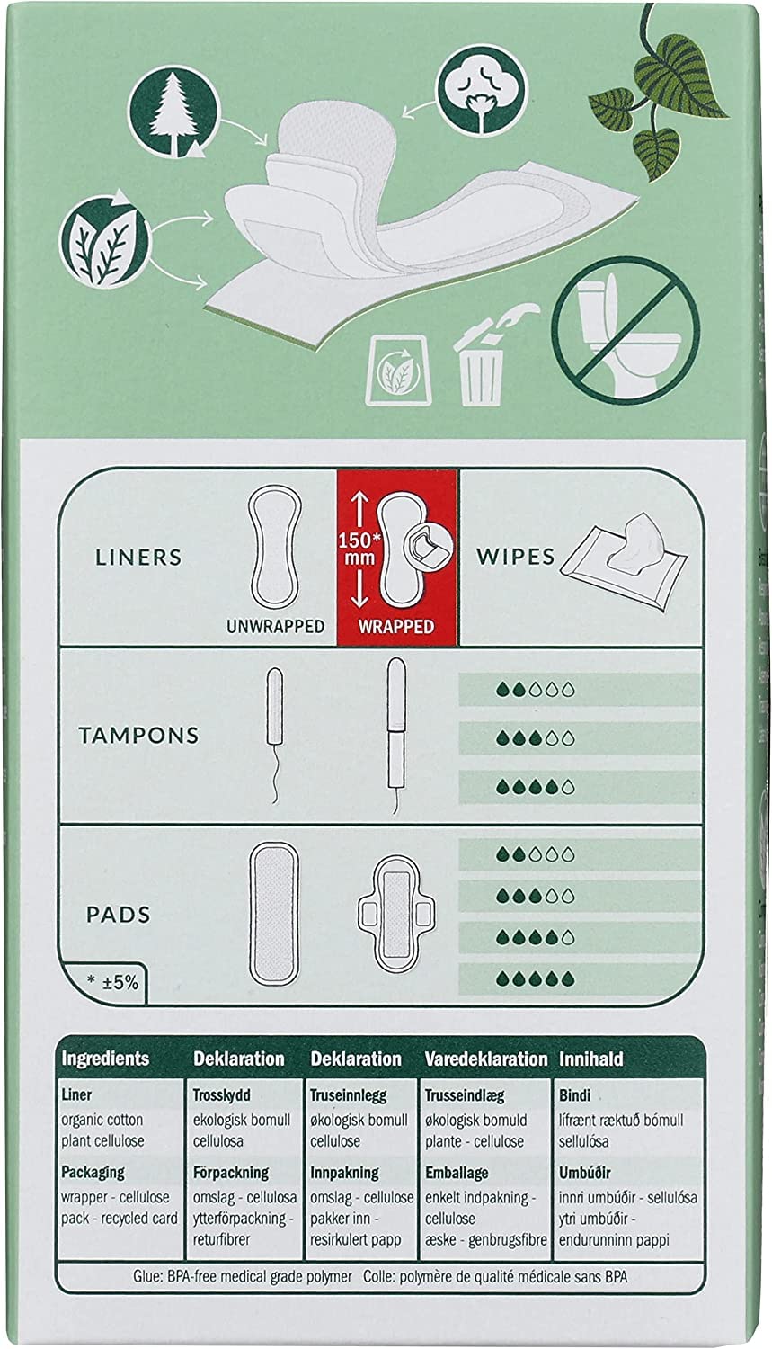 Natracare - Panty Liner Normal (18ct 10)