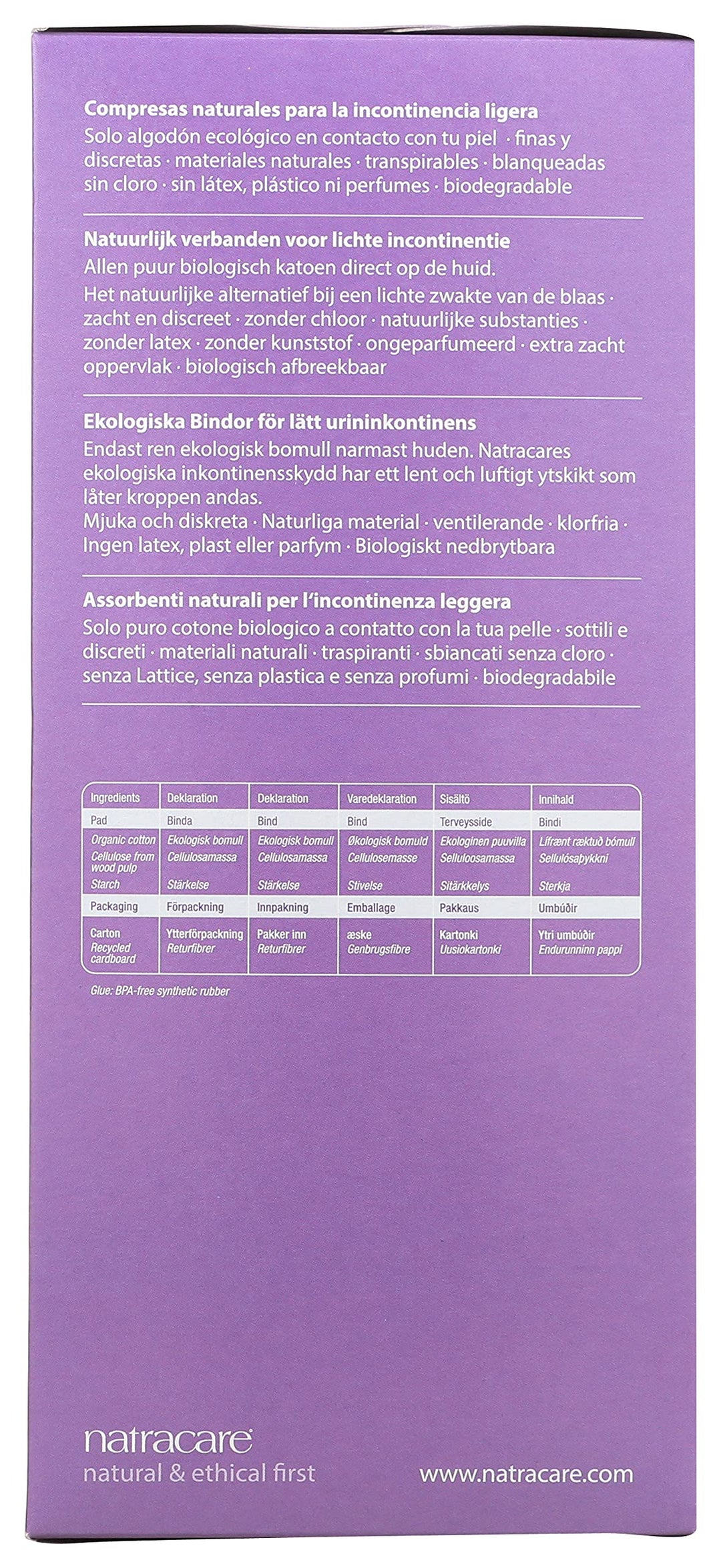 Natracare - Dry & Light Plus (16pad 6)