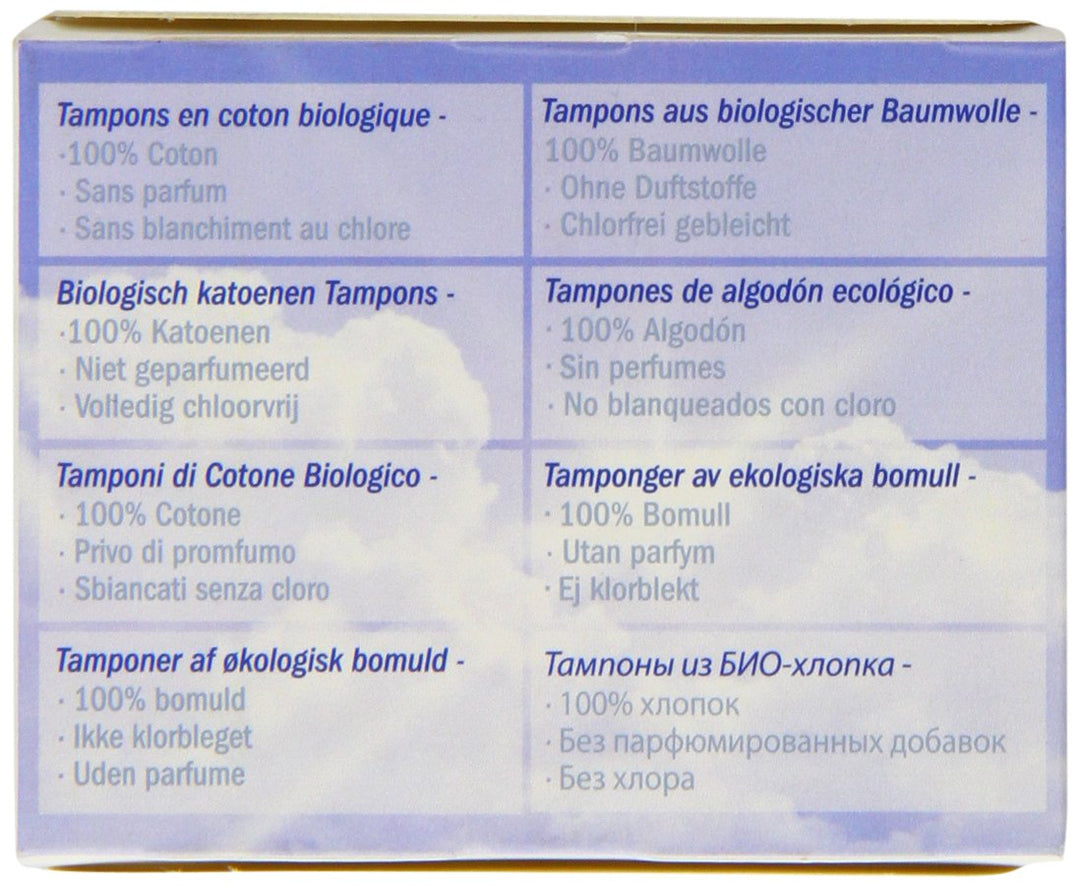 Natracare - ORG Reg Non-Applicator Tampons (10ct 20)