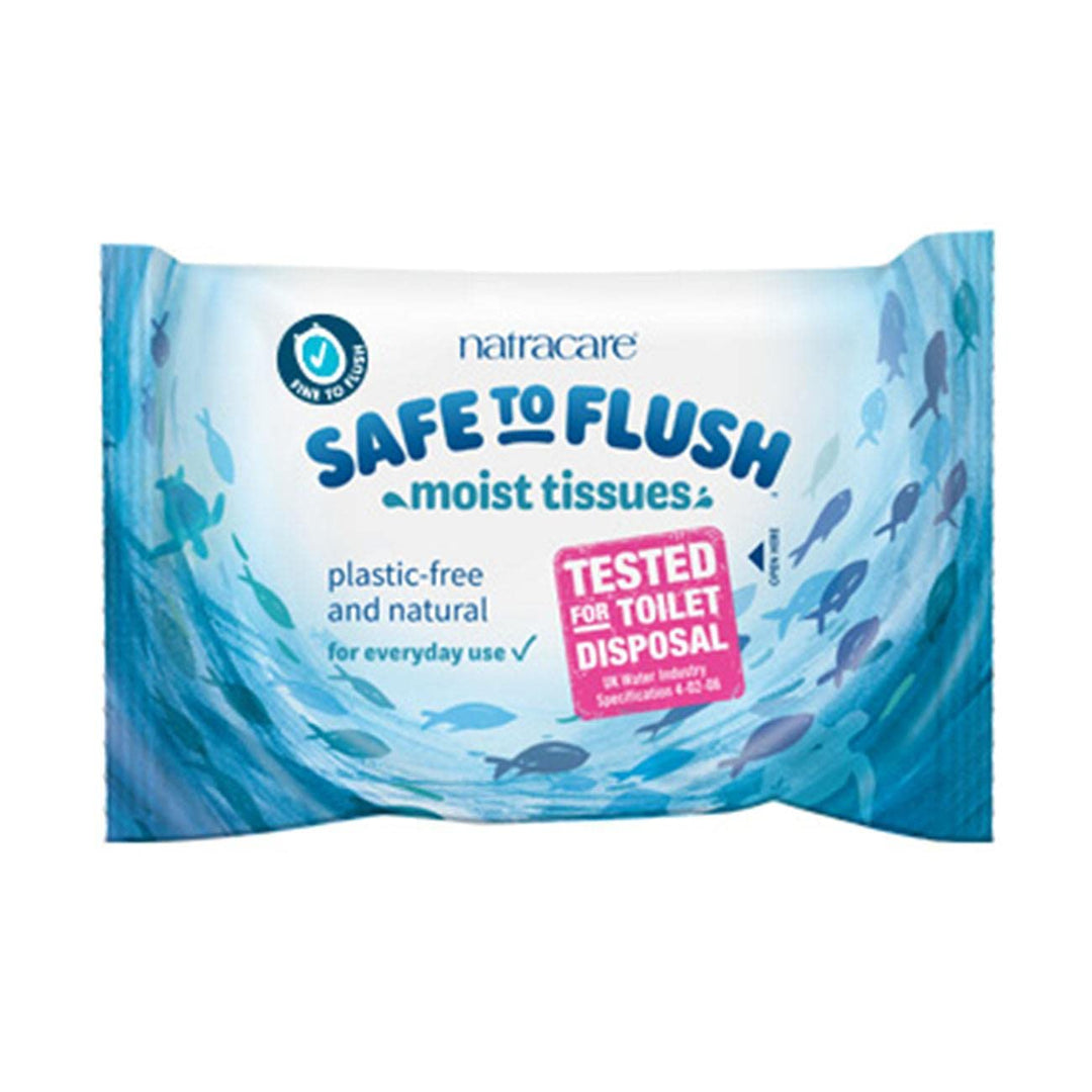 Natracare - Safe to Flush Moist Tissues (30ct 4)