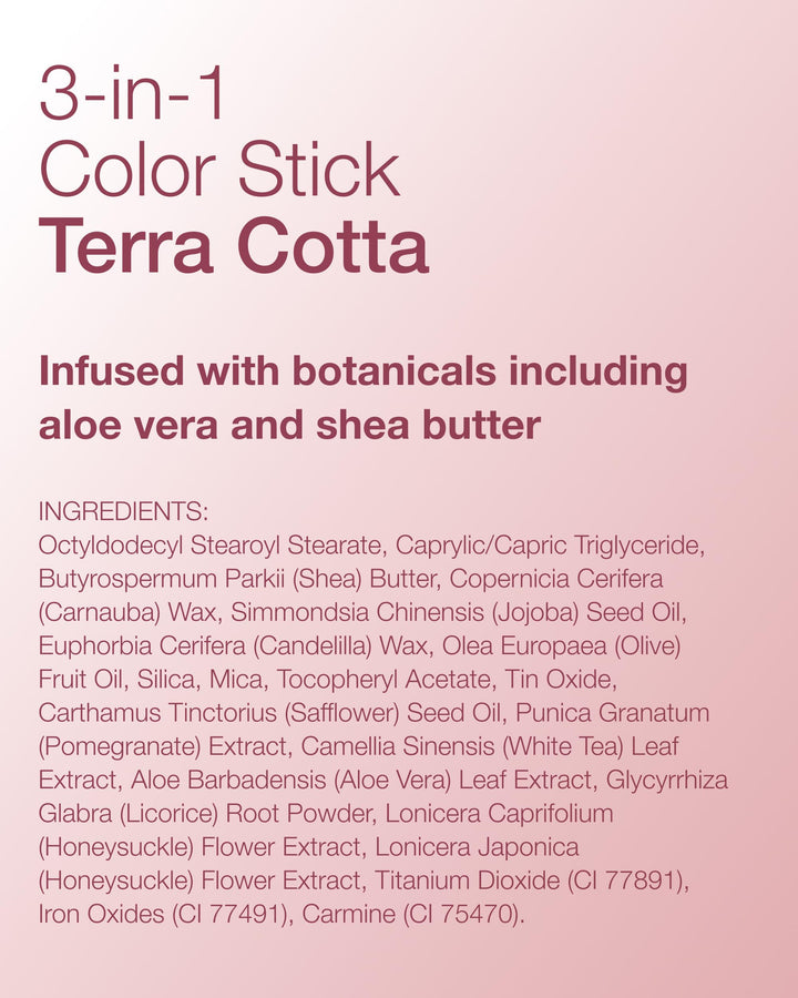 Mineral Fusion Natural Brands - 3 in 1 Color Stick Terra Cotta (4.5g 12)