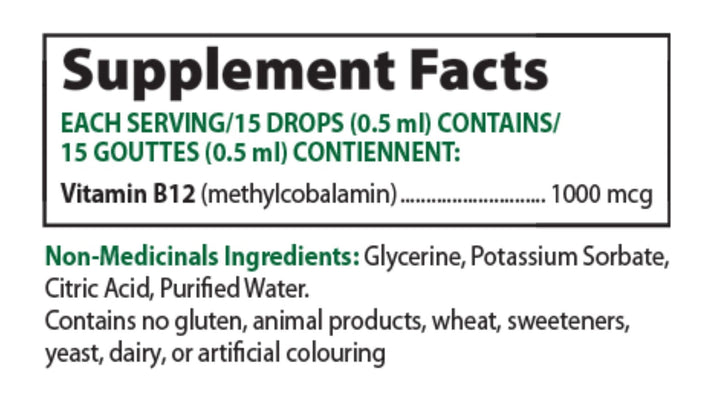 Alora Naturals - Liquid Vitamin B12 (50ml 24)