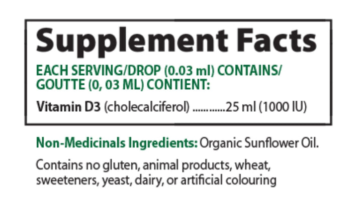Alora Naturals - Liquid Vitamin D3 (50ml 24)