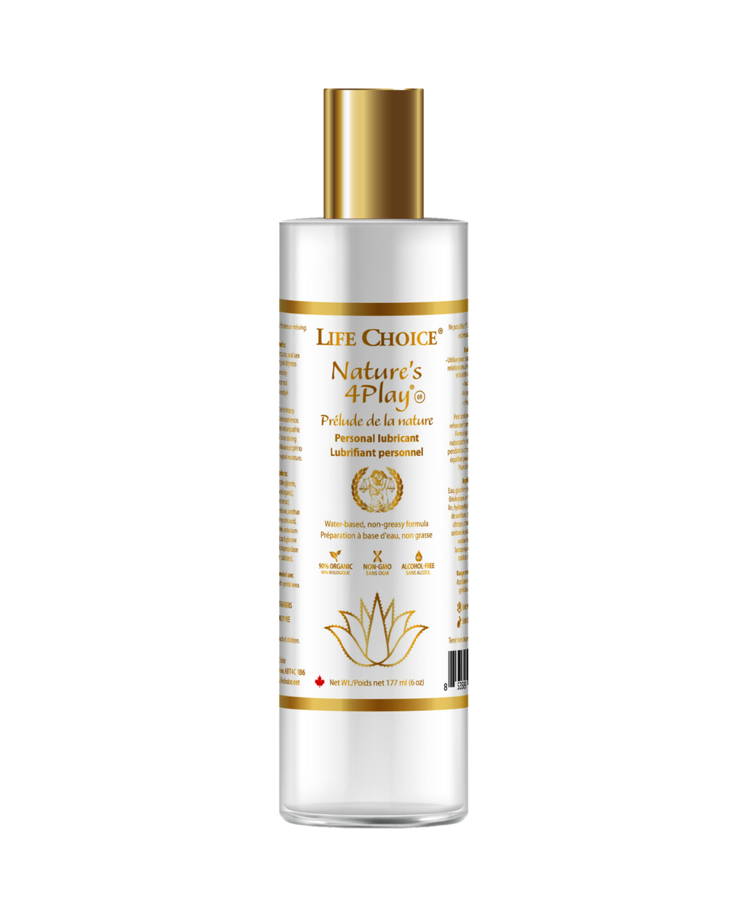 Life Choice - Nature's 4-Play, Personal Lubricant, 6 oz - Image 1