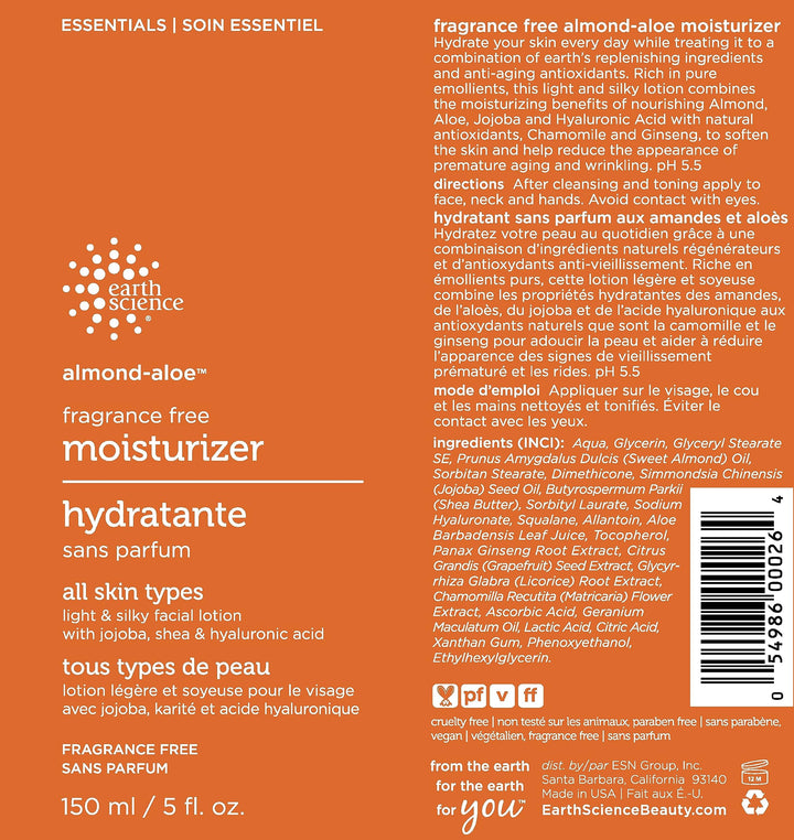 Almond Aloe Frag.Free Moisturizer - Image 4