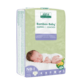 Bamboo Baby Diapers Size NB-1 - Image 2