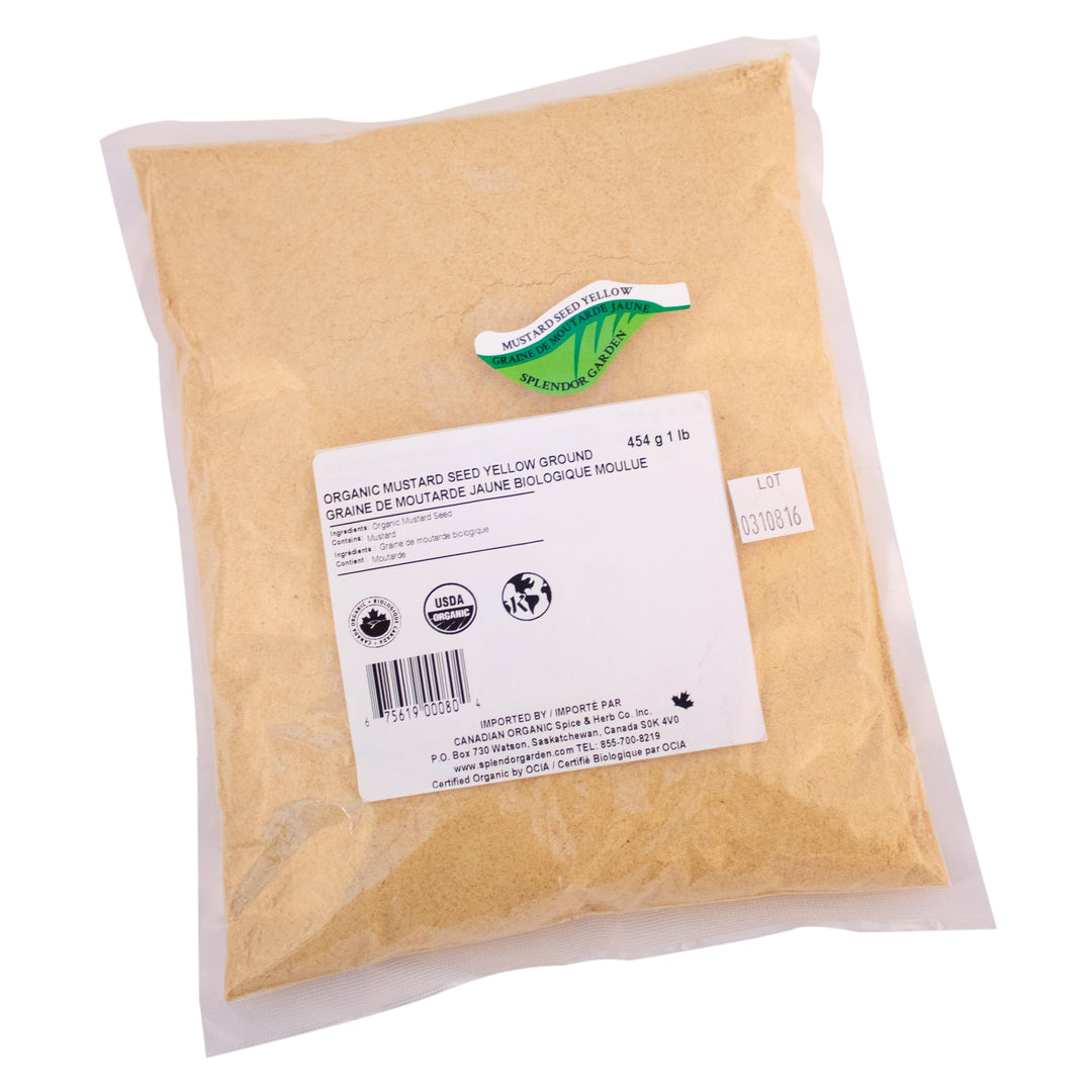 Organic Mustard Seed Yellow Grd - Image 1