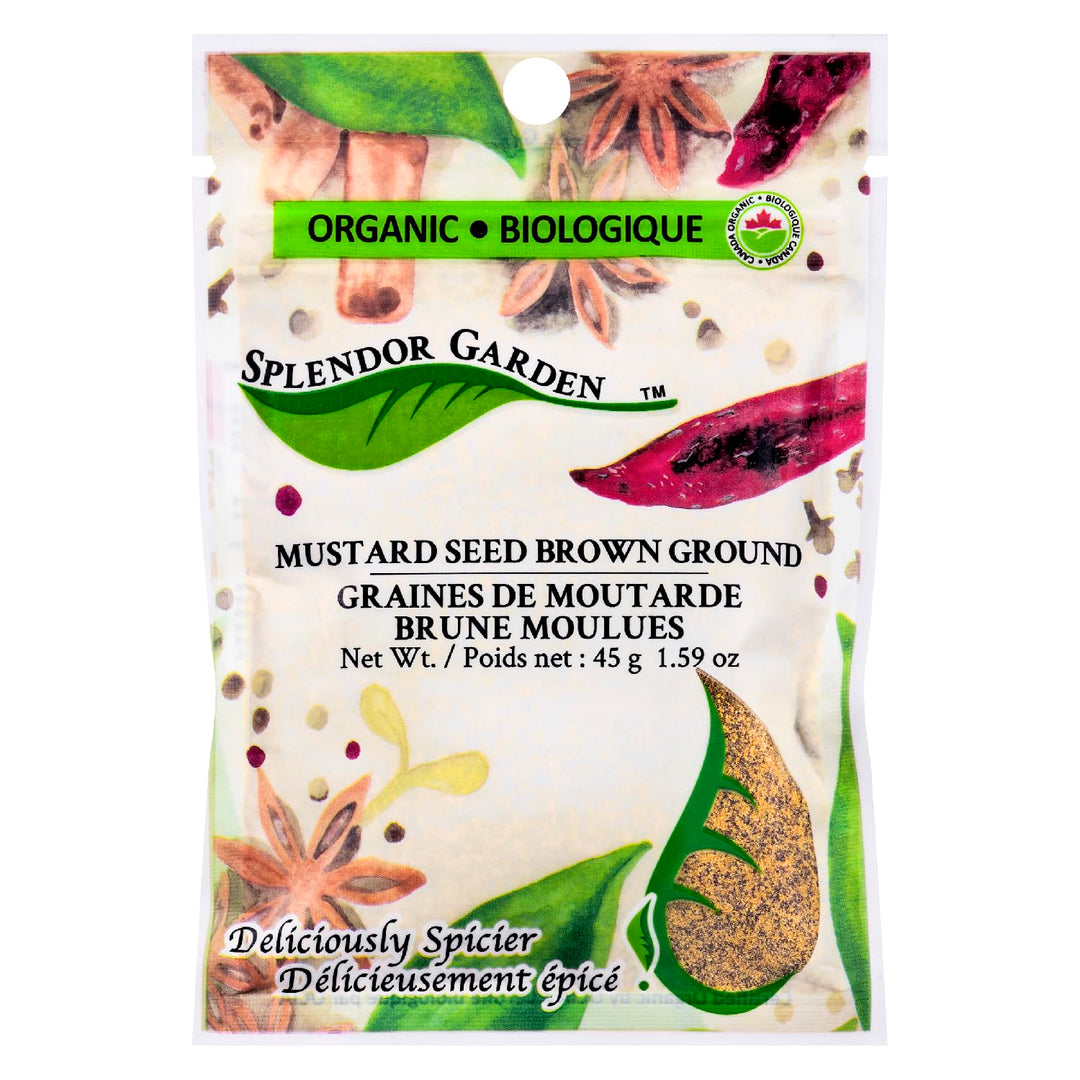 Organic Mustard Seed Brown Grd - Image 1