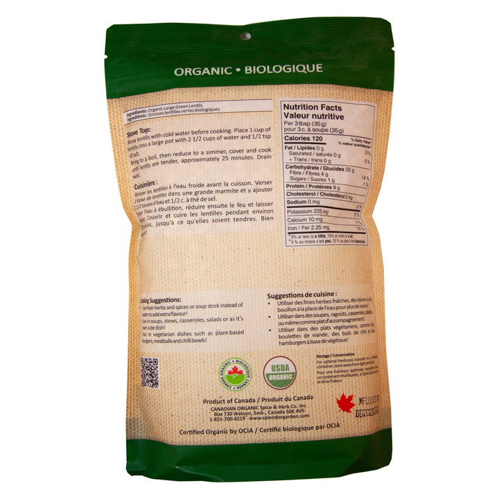 Organic Large Green Lentils - Image 6