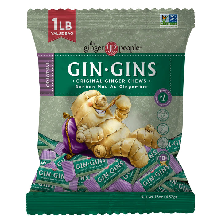 Gin Gins Original Chewy Ginger - Image 1