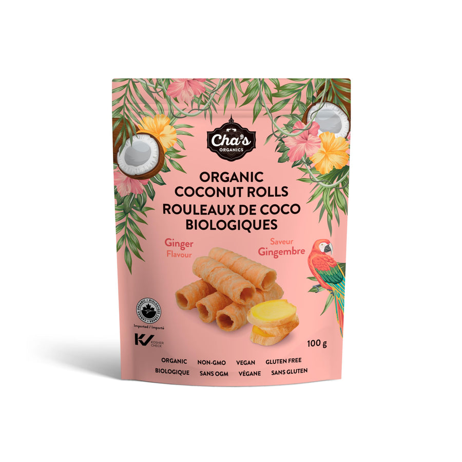 Organic Coconut Rolls - Ginger - Image 1