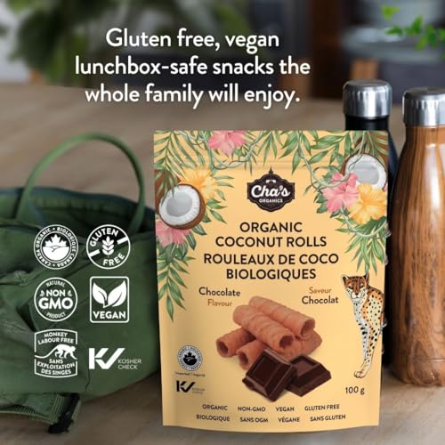 Organic Coconut Rolls - Chocolate - Image 5
