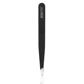 Slant Tip Tweezers - Matte Black - Image 3