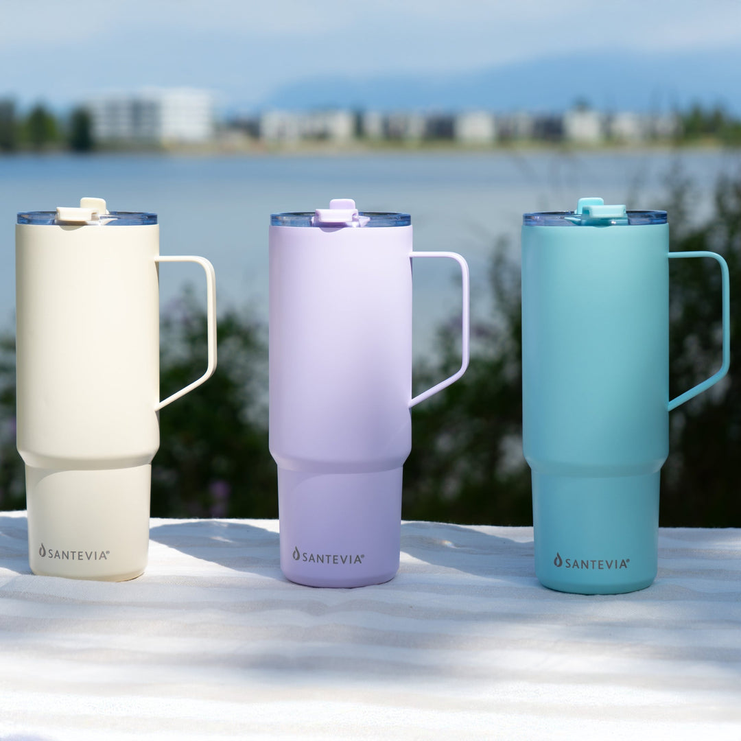 Stainless Steel Tumbler 900 mL -  Ivory -  Santevia Systems - Image 3