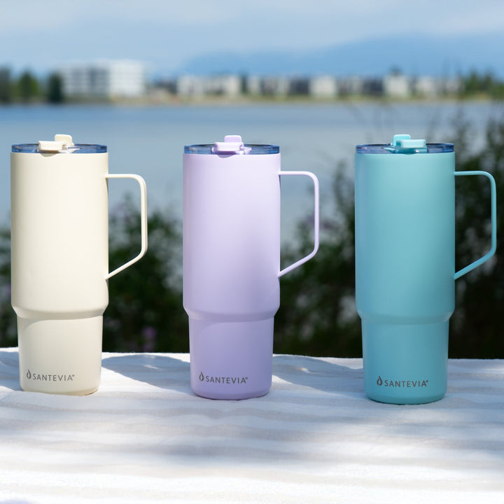 Stainless Steel Tumbler 900 mL -  Ivory -  Santevia Systems - Image 3