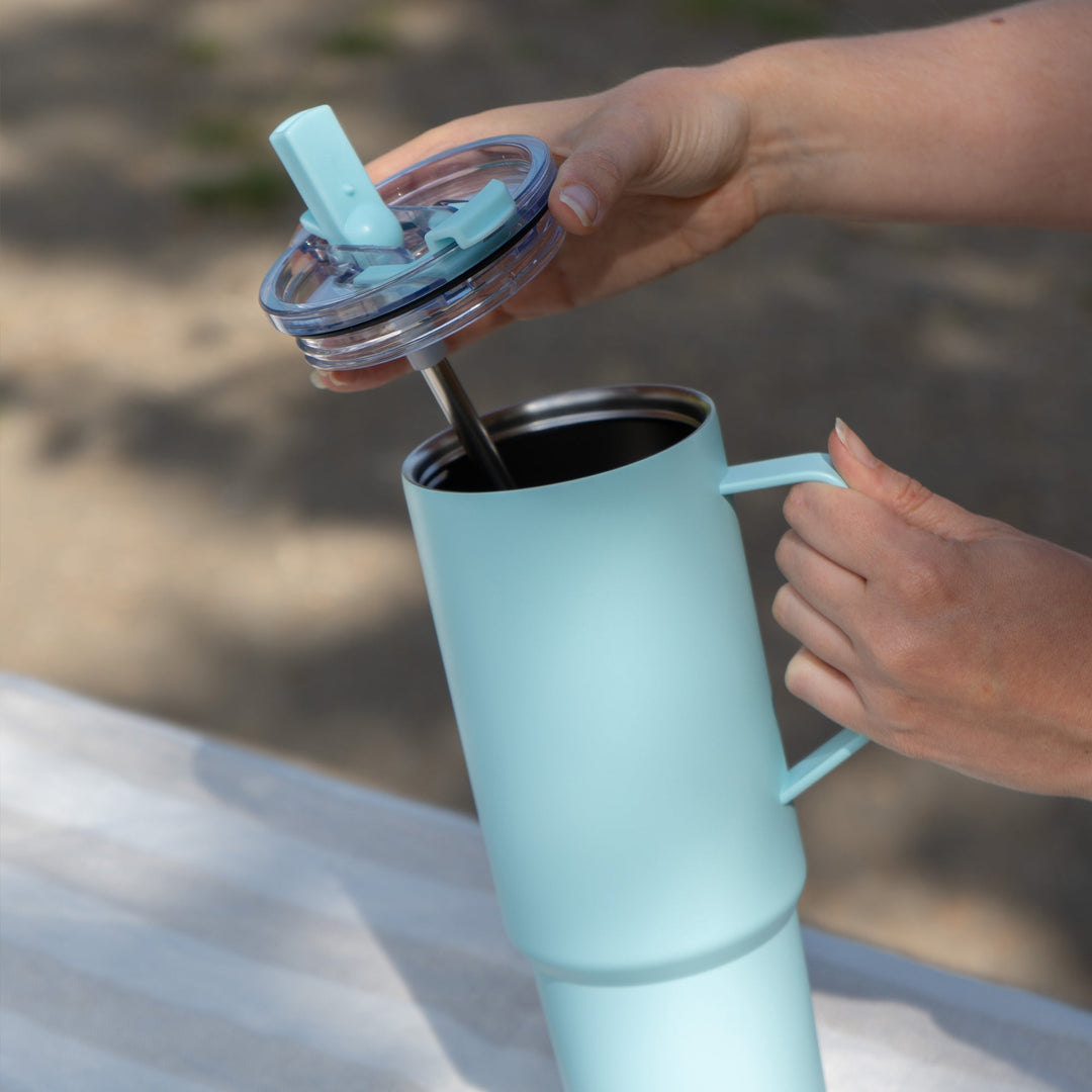 Stainless Steel Tumbler 900 mL -  Ivory -  Santevia Systems - Image 5