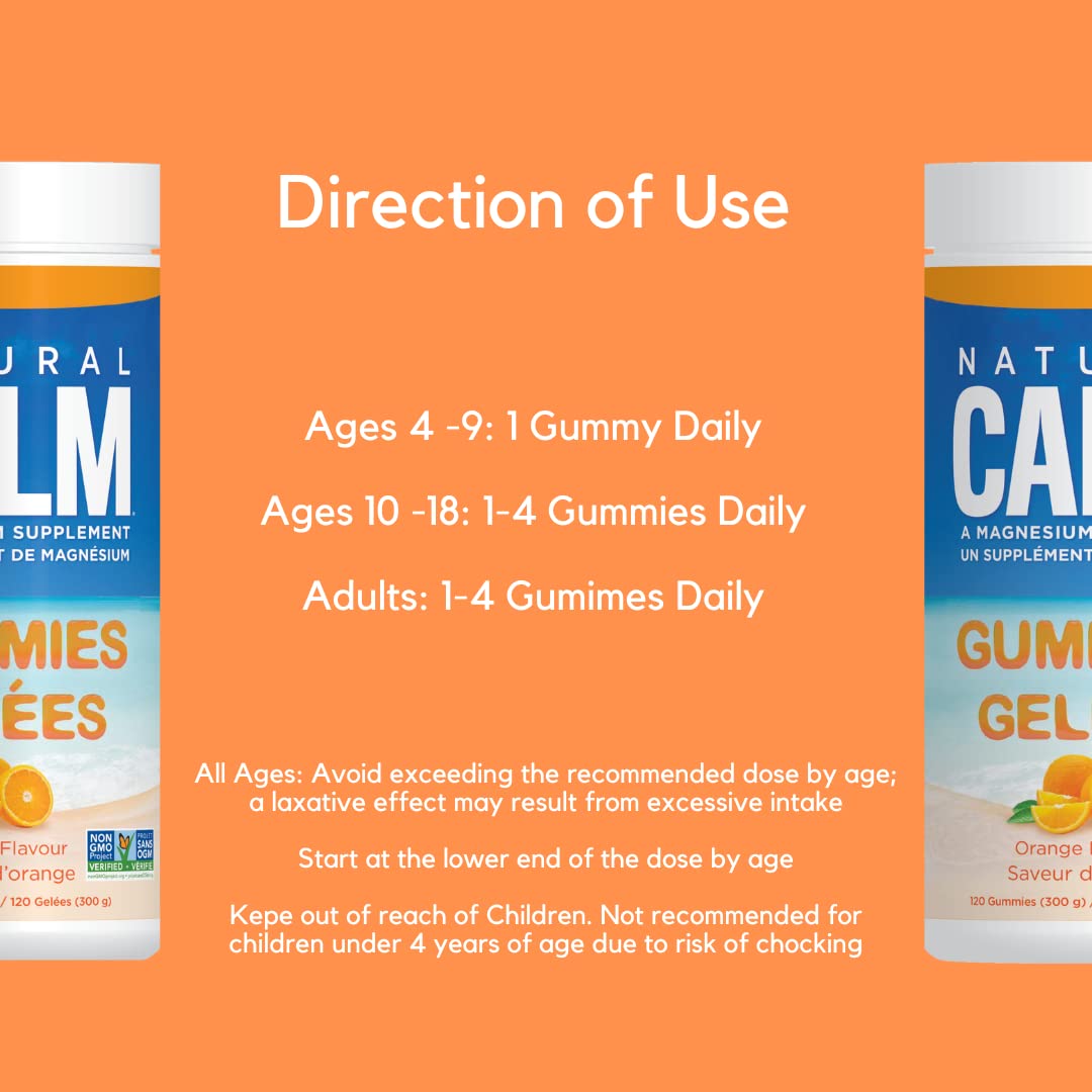 Natural Calm Gummies - Orange - Image 10