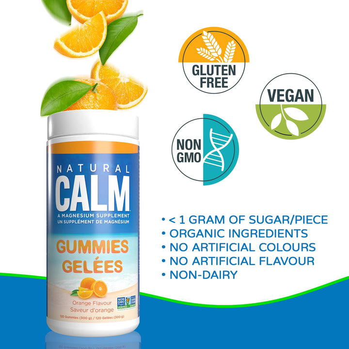 Natural Calm Gummies - Orange - Image 4