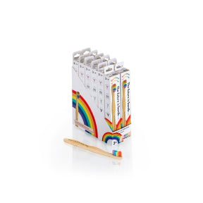 Rainbow Kids Bamboo Toothbrush - Image 3
