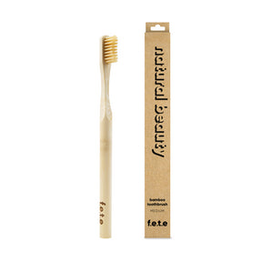 Bamboo Toothbrush Nat Beauty Medium - Image 2