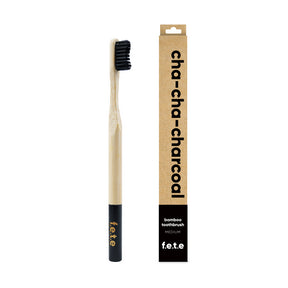Bamboo Toothbrush Cha Cha Charcoal - Image 1