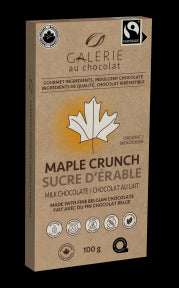 Fairtrade Mlk Choc Maple Crunch Bar - Image 2