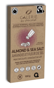 Fairtrade Milk Almond Sea Salt Bar - Image 3