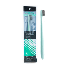 Charcoal Biodegradable Toothbrush - Image 2