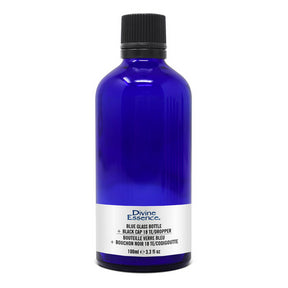 Bl. Glass Bottle 100ml + Black Cap - Image 4