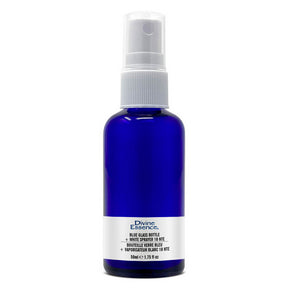 Bl. Glass Bottle 50ml + wht. Spay - Image 2