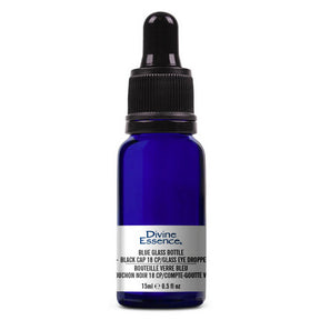 Bl. Glass Bottle 15ml + Gl. Dropper - Image 1