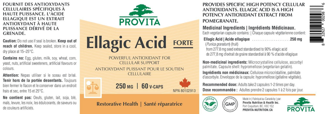 Provita - Ellagic Acid (60 vcaps) - Image 4