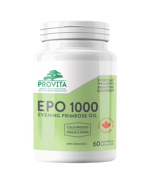 Provita - EPO-1000 Evening Primrose Oil (60 softgels) - Image 1