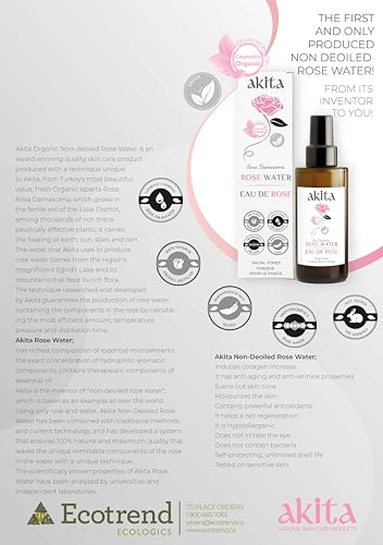 Akita - All Natural Rose Water, 100ml - Image 7